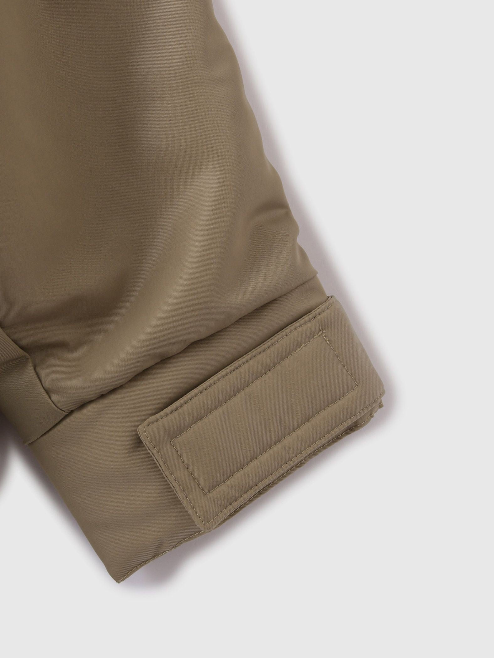 ナイロン中綿フードMA-1ジャケット≪手洗い可能≫