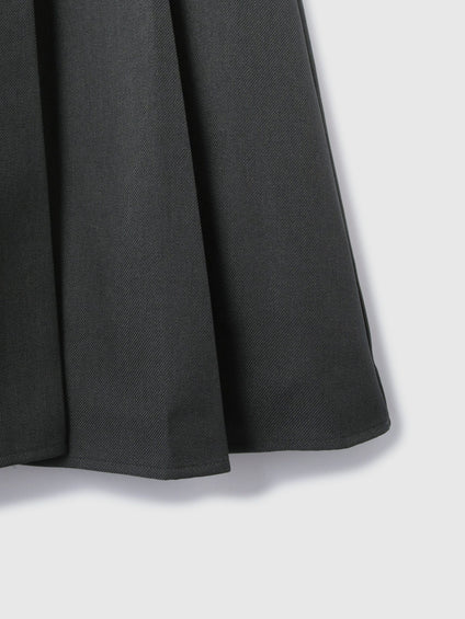 ワイドプリーツスリットスカート≪手洗い可能≫