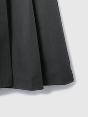 ワイドプリーツスリットスカート≪手洗い可能≫