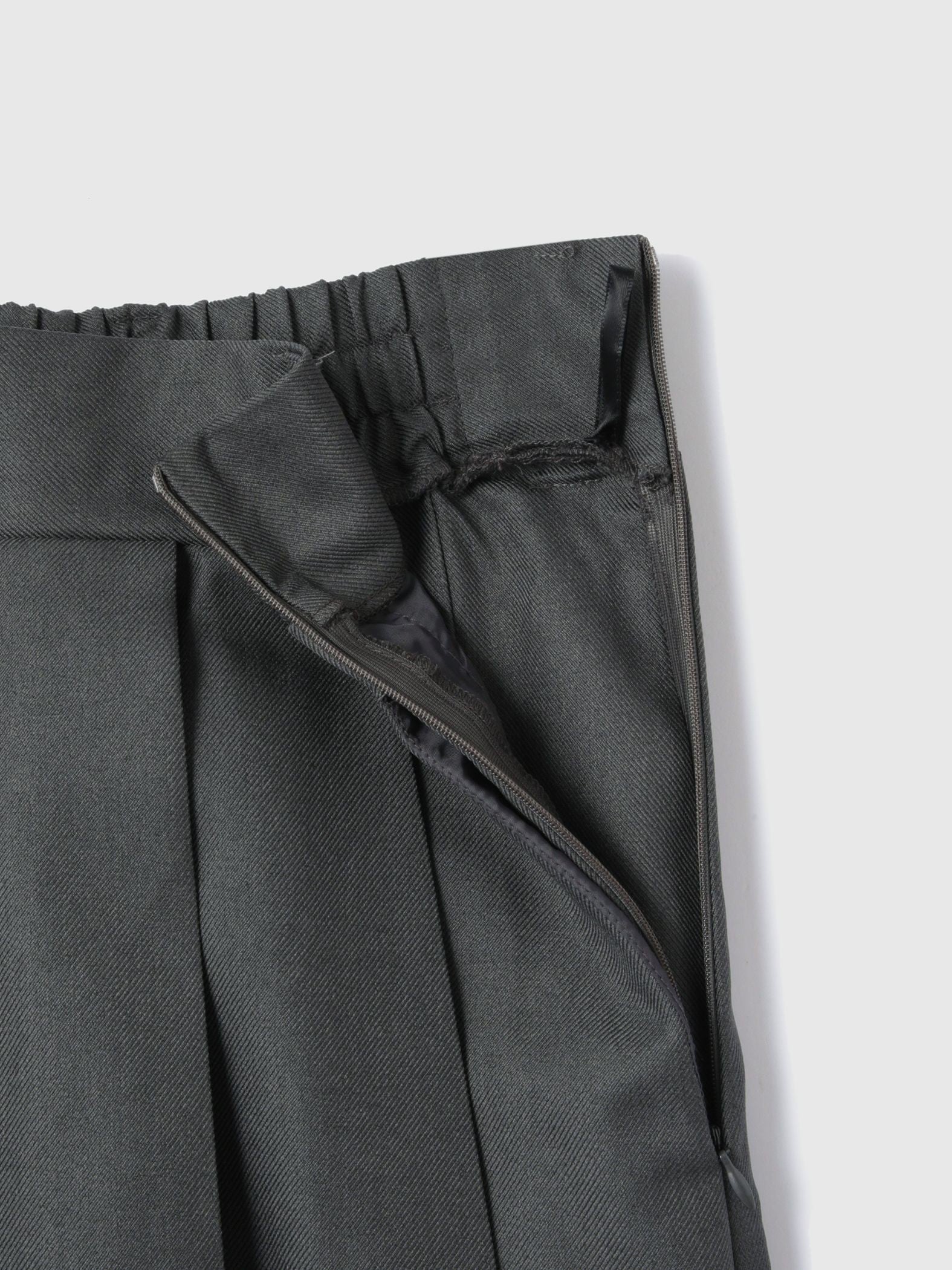 ワイドプリーツスリットスカート≪手洗い可能≫