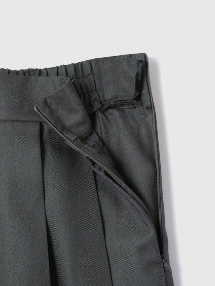 ワイドプリーツスリットスカート≪手洗い可能≫