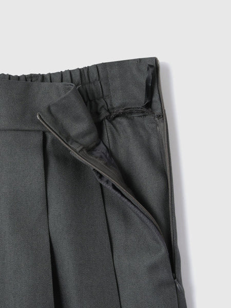 ワイドプリーツスリットスカート≪手洗い可能≫