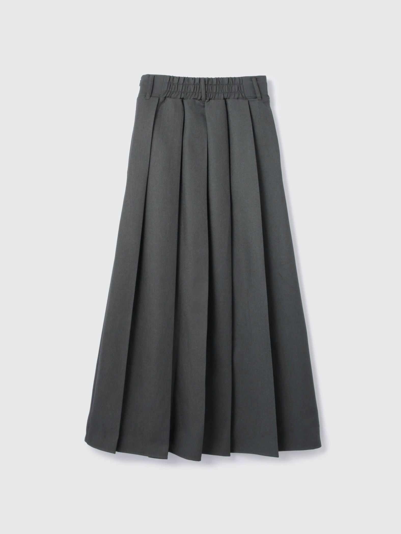 ワイドプリーツスリットスカート≪手洗い可能≫