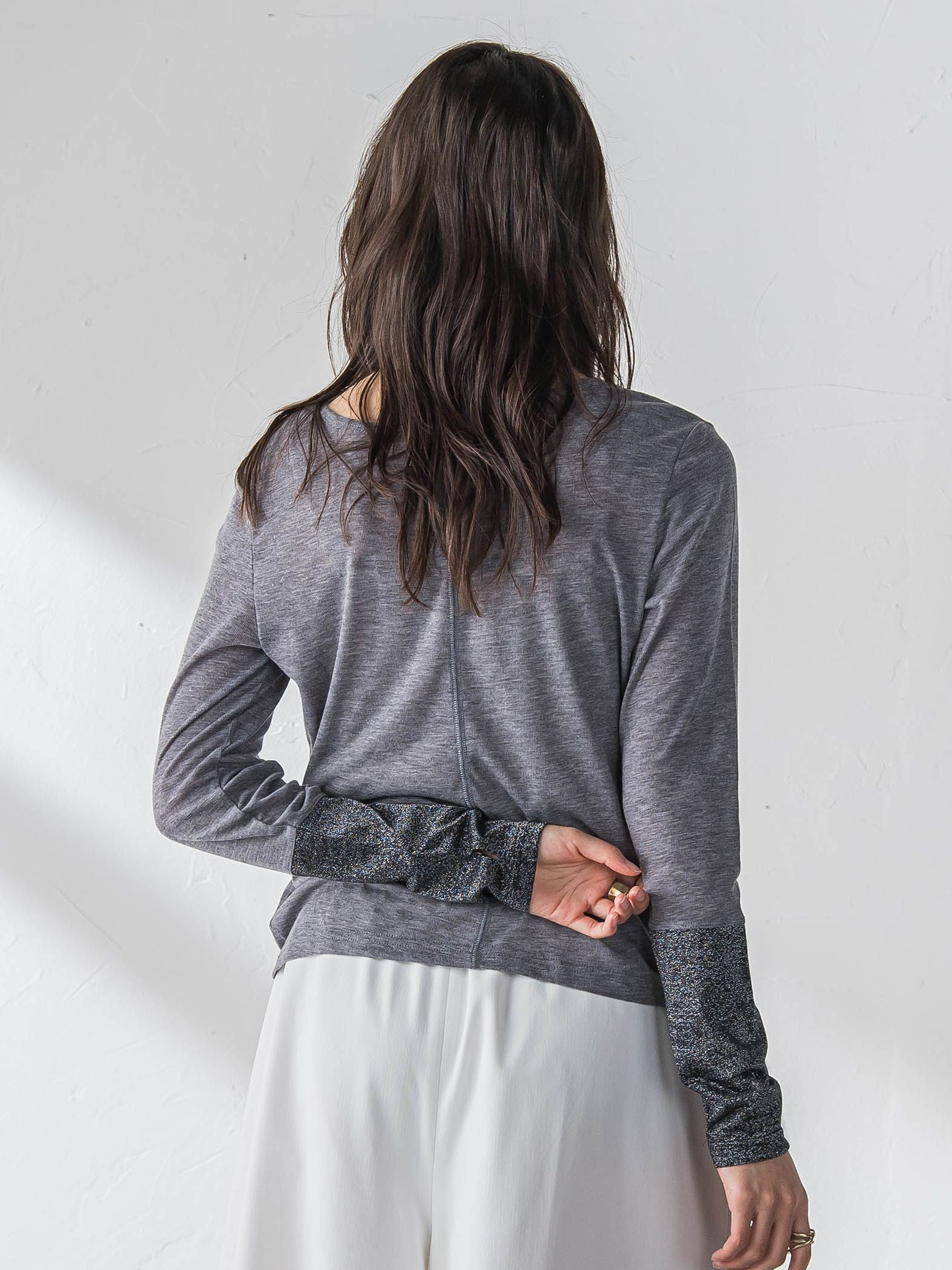 2WAYラメカフスインナー≪洗濯機で洗える≫