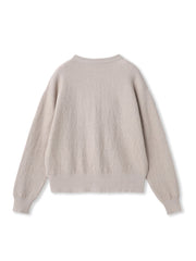 フクレジャガードニットカーディガン≪手洗い可能≫