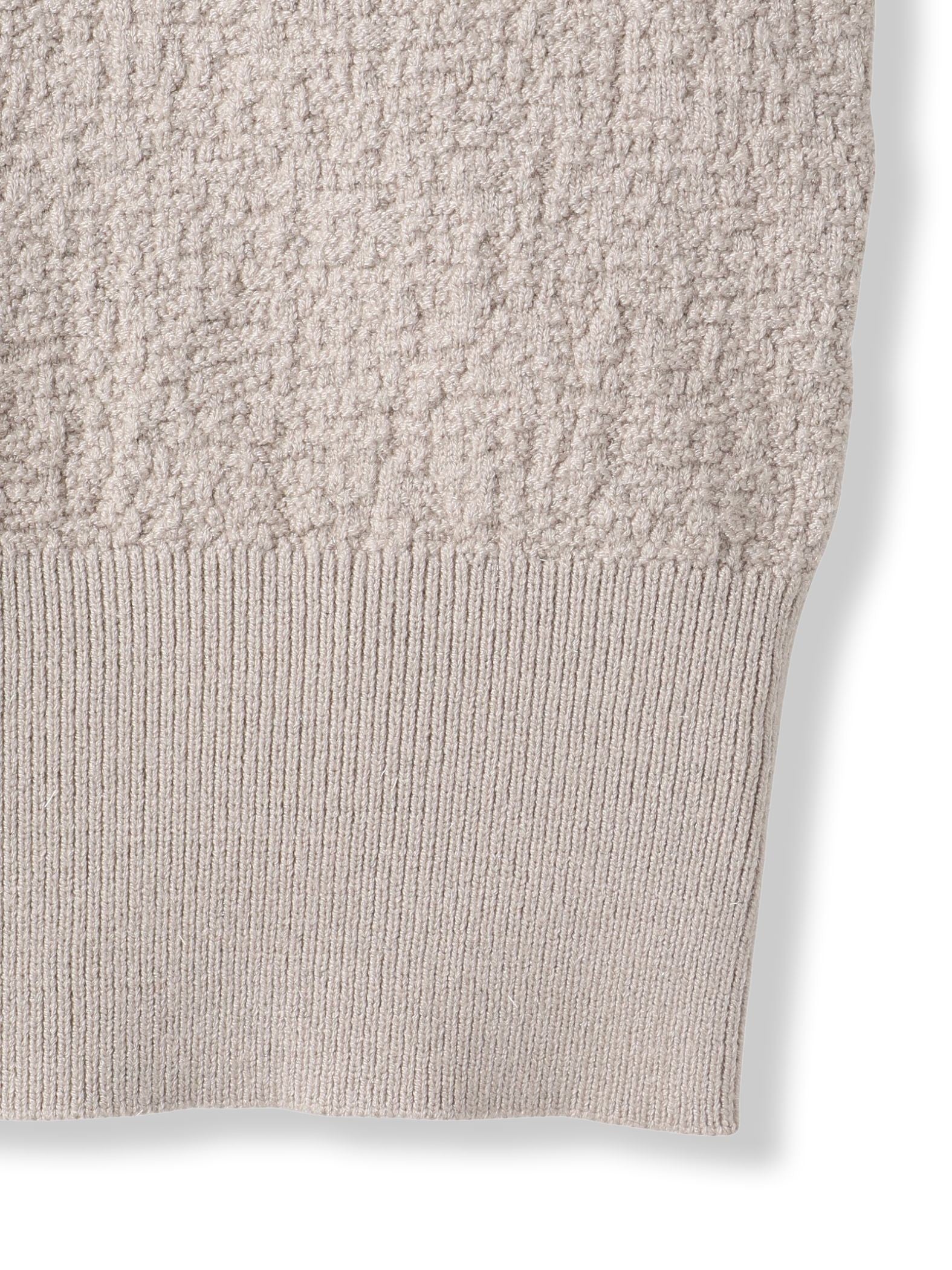 フクレジャガードニットカーディガン≪手洗い可能≫