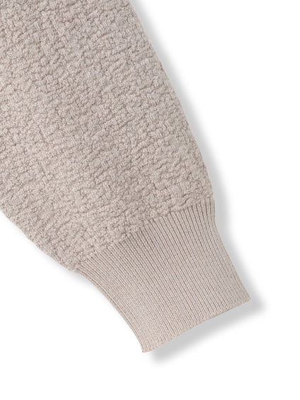 フクレジャガードニットカーディガン≪手洗い可能≫