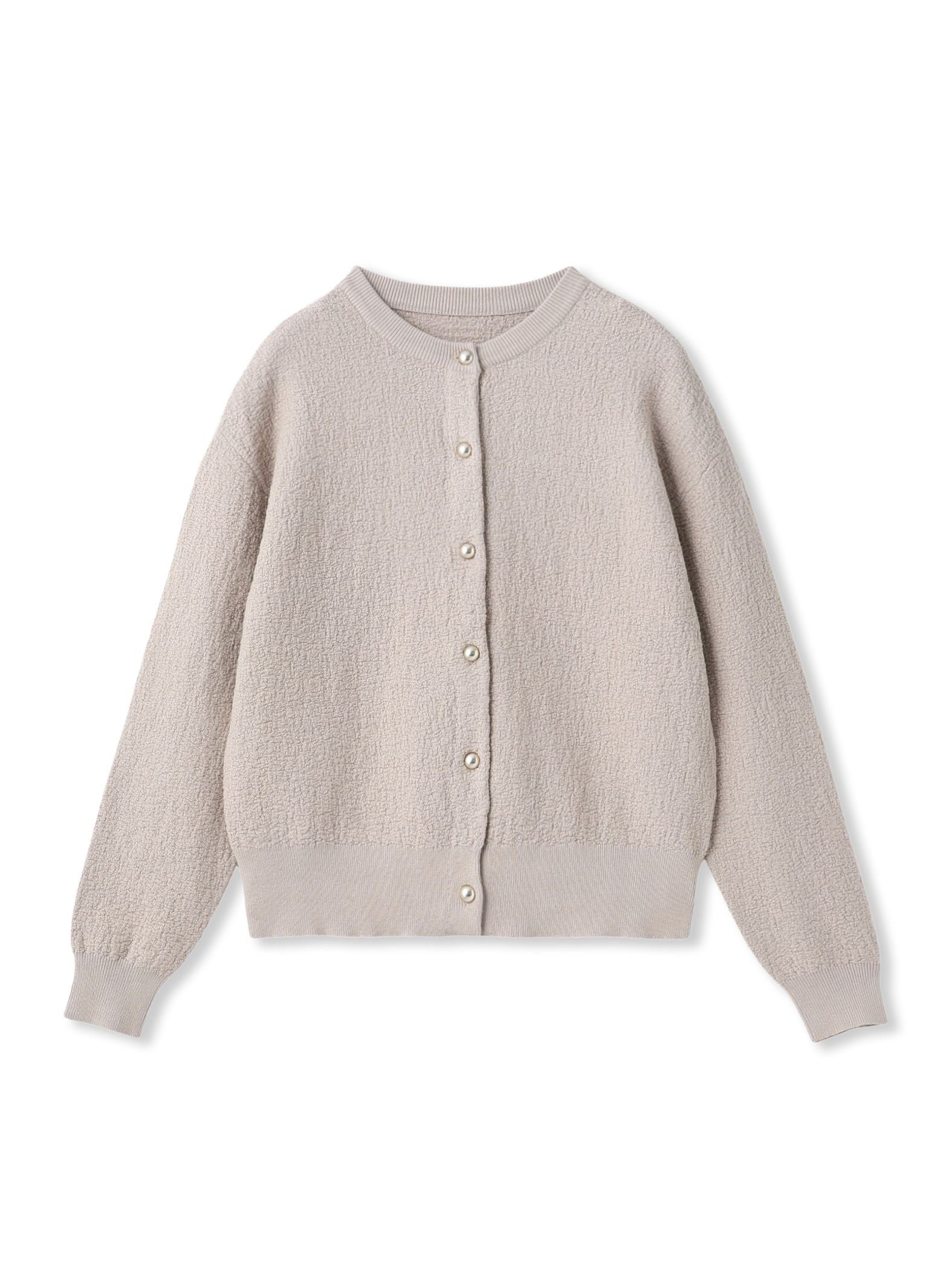 フクレジャガードニットカーディガン≪手洗い可能≫