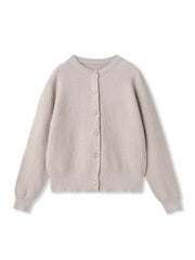 フクレジャガードニットカーディガン≪手洗い可能≫