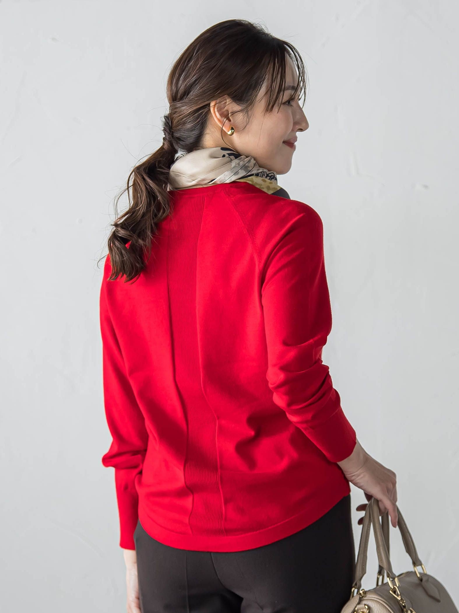 【WEB限定】エレカットベーシックニット