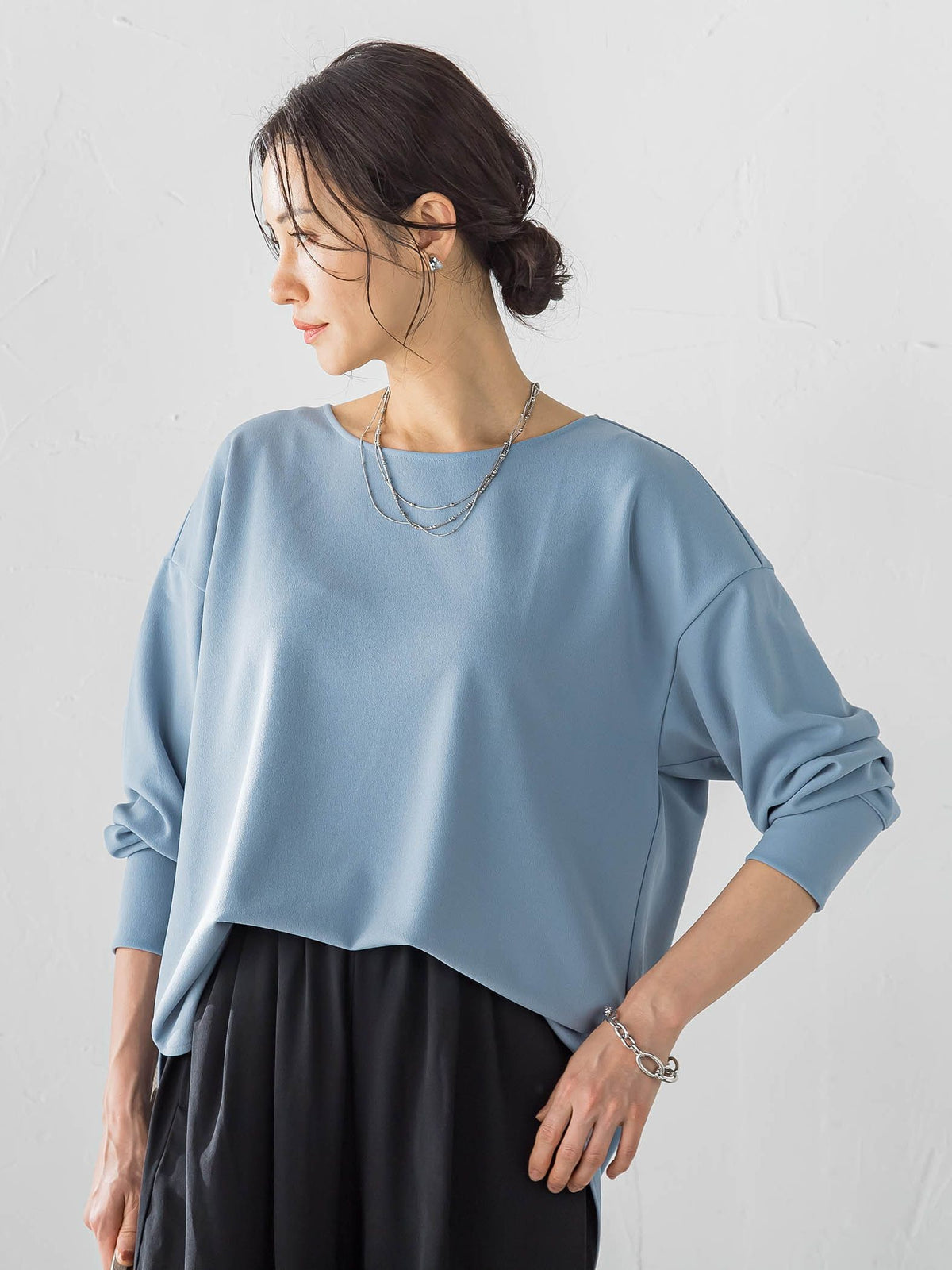 季節をつなぐTシャツブラウス≪WEB限定カラーあり≫