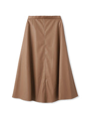 レザーライクスカート≪洗濯機で洗える≫