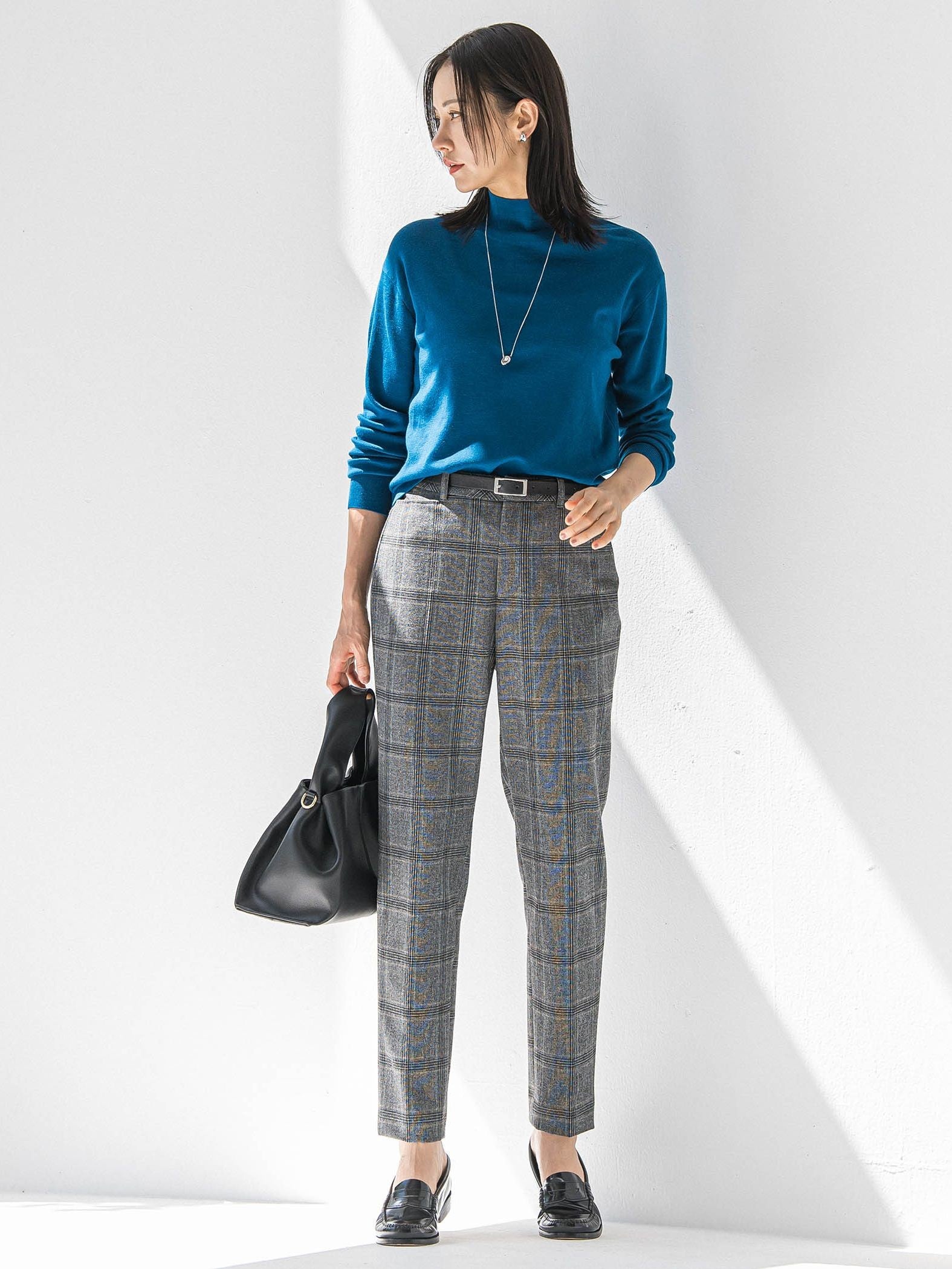 両面起毛テーパードパンツ≪WEB限定13号/洗える/セットアップ対応≫