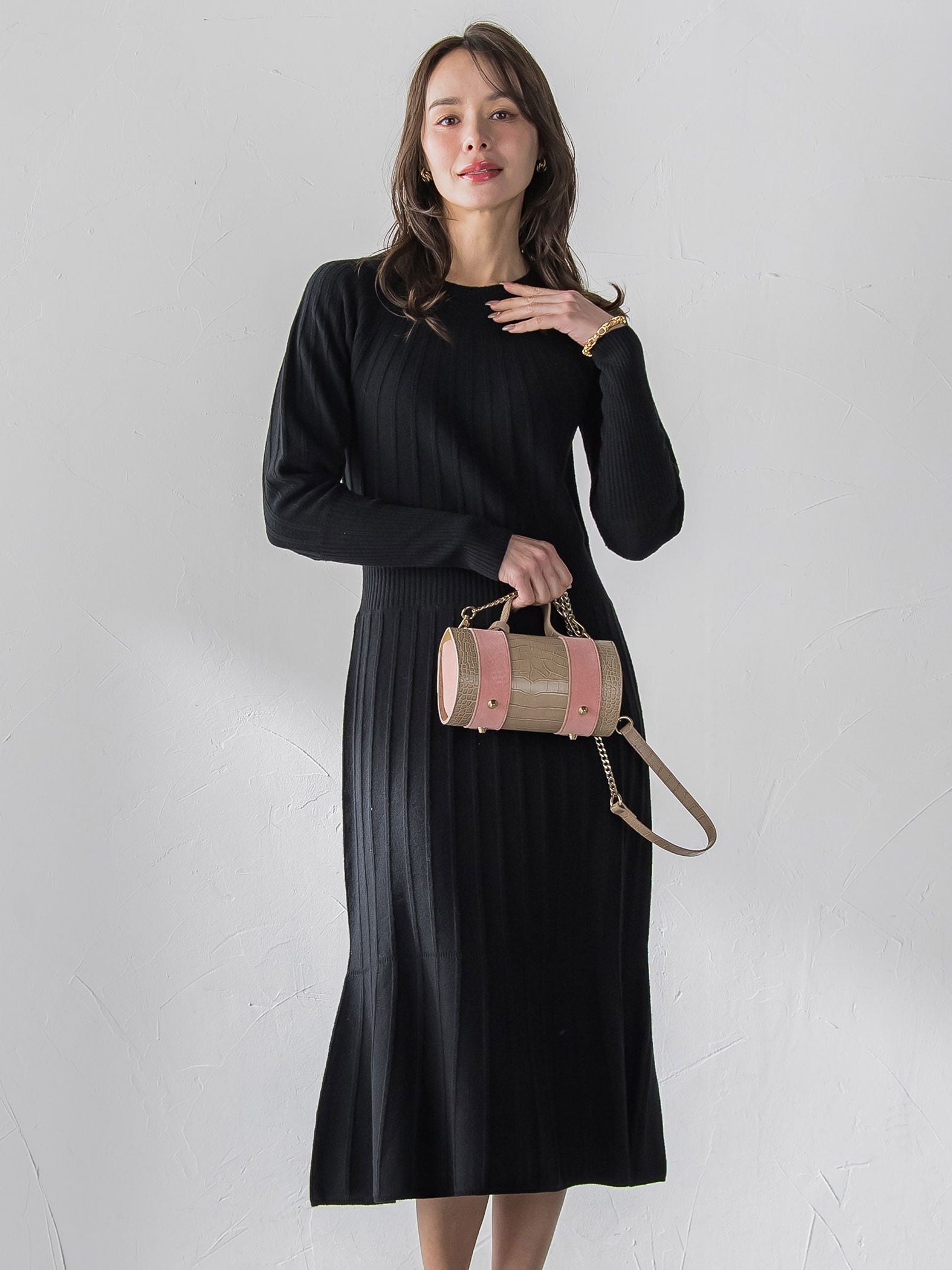 ニットワンピース