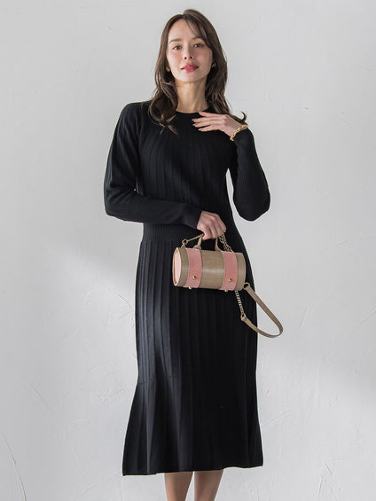 ニットワンピース