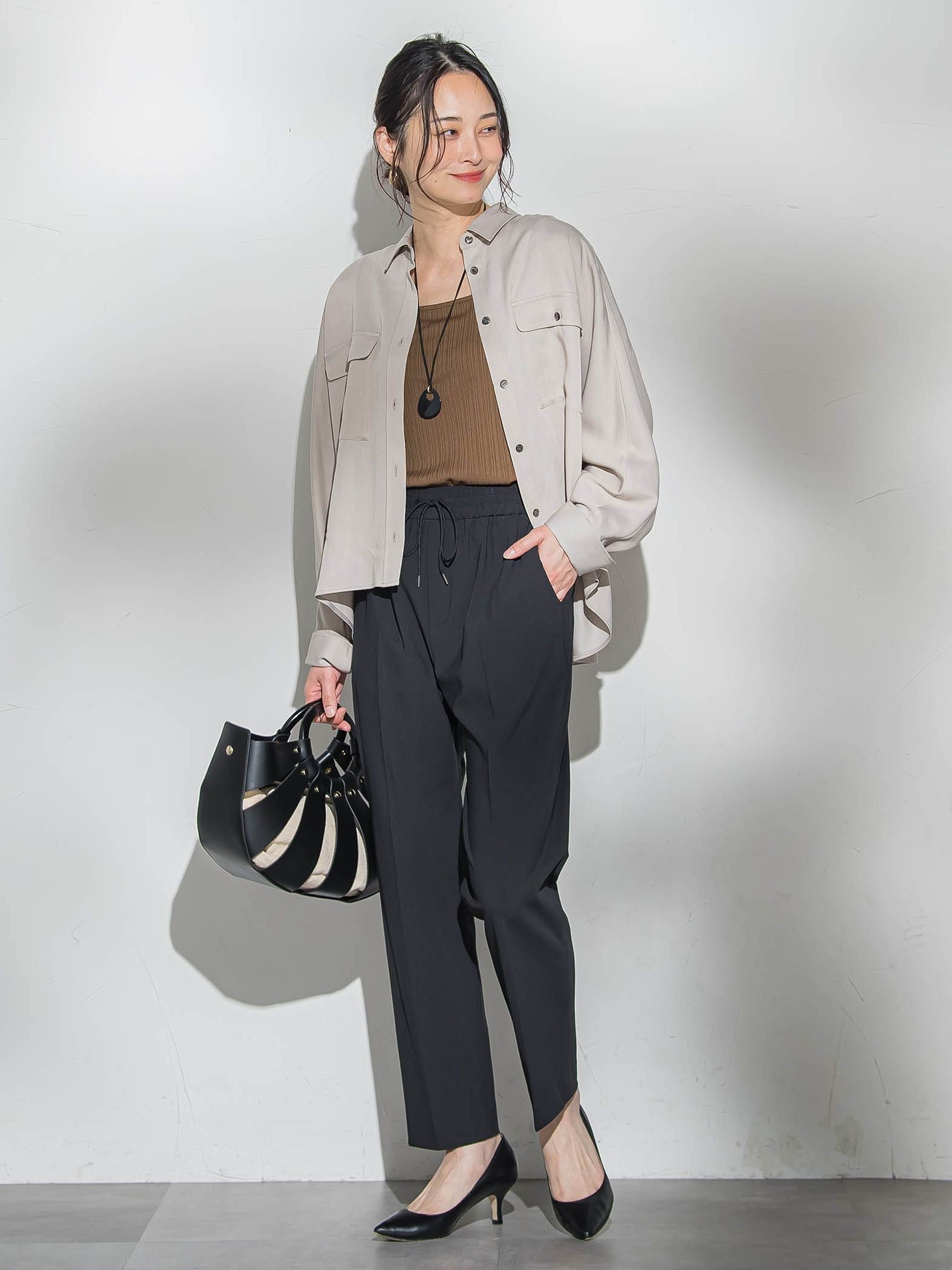 【WEB限定】【待望の再登場！】Active Beautyテーパードパンツ≪13号あり≫