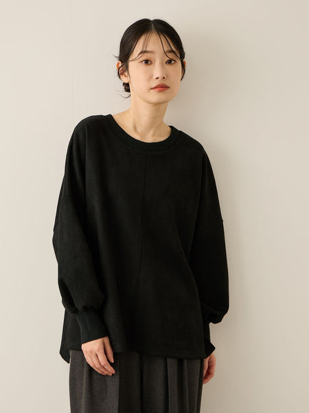 スウェードタッチダンボールプルオーバー≪手洗い可能≫