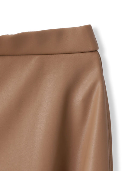 レザーライクスカート≪洗濯機で洗える≫