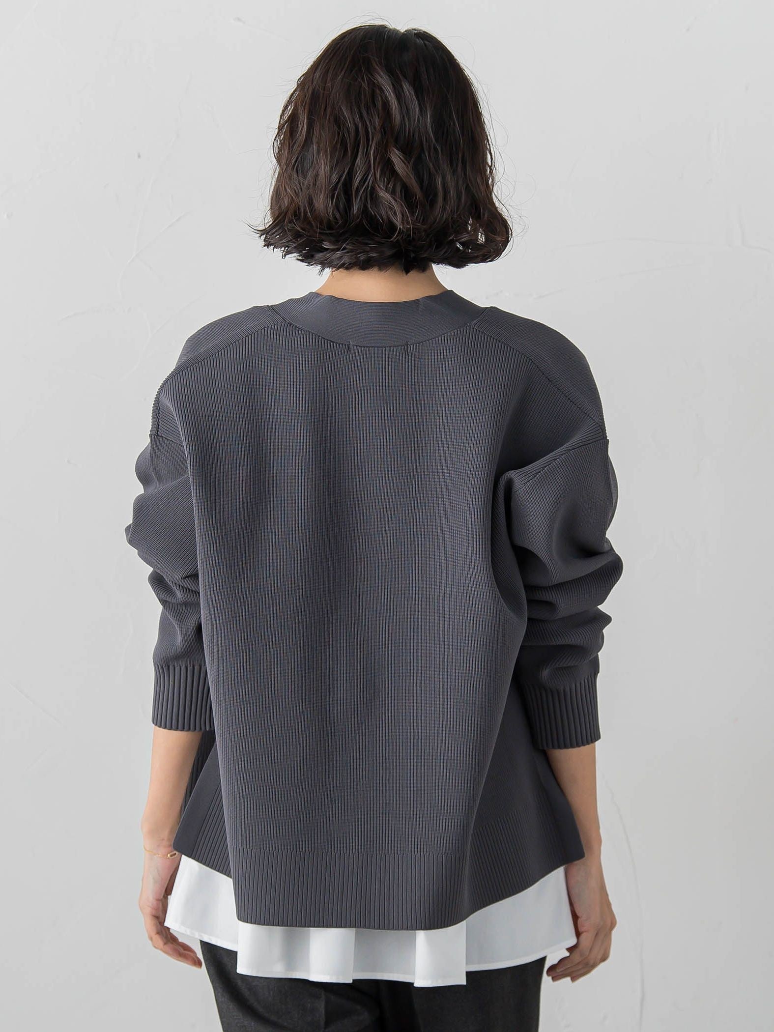 ペプラムカットソー