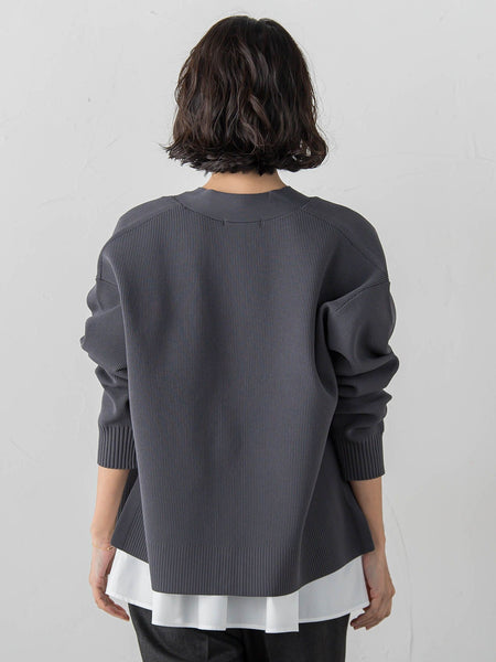 ペプラムカットソー