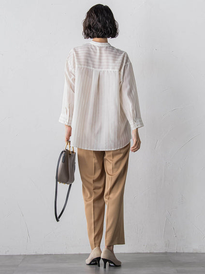 【大きいサイズ】【受注会限定】マルチパターンブラウス