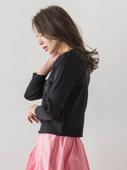 FAIRY AIRYジップカーディガン