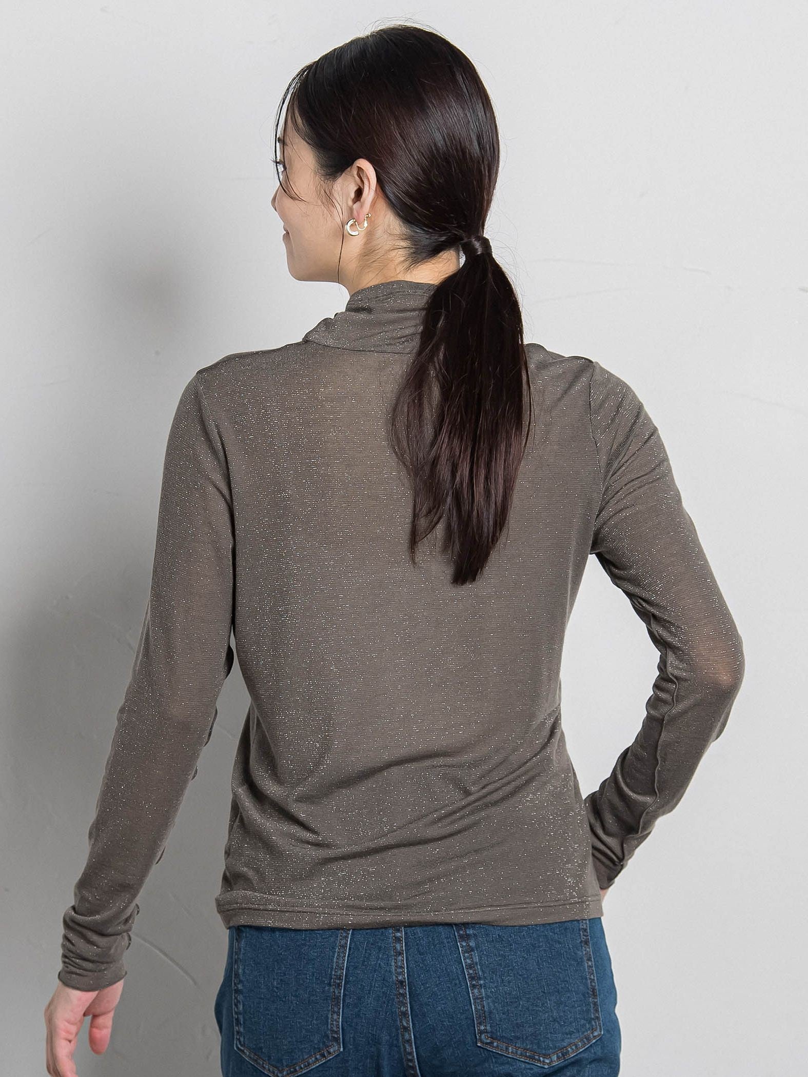 カシミヤシルクシアーラメタートル≪WEB限定カラー/手洗い可能≫