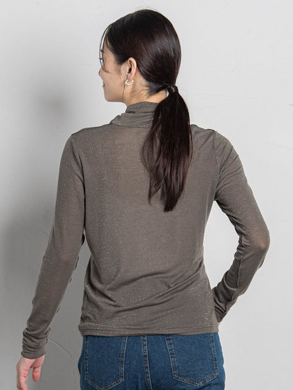 カシミヤシルクシアーラメタートル≪WEB限定カラー/手洗い可能≫