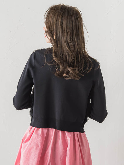 FAIRY AIRYジップカーディガン