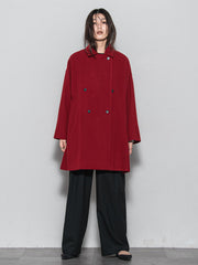 ラムウールダブルカラーコート