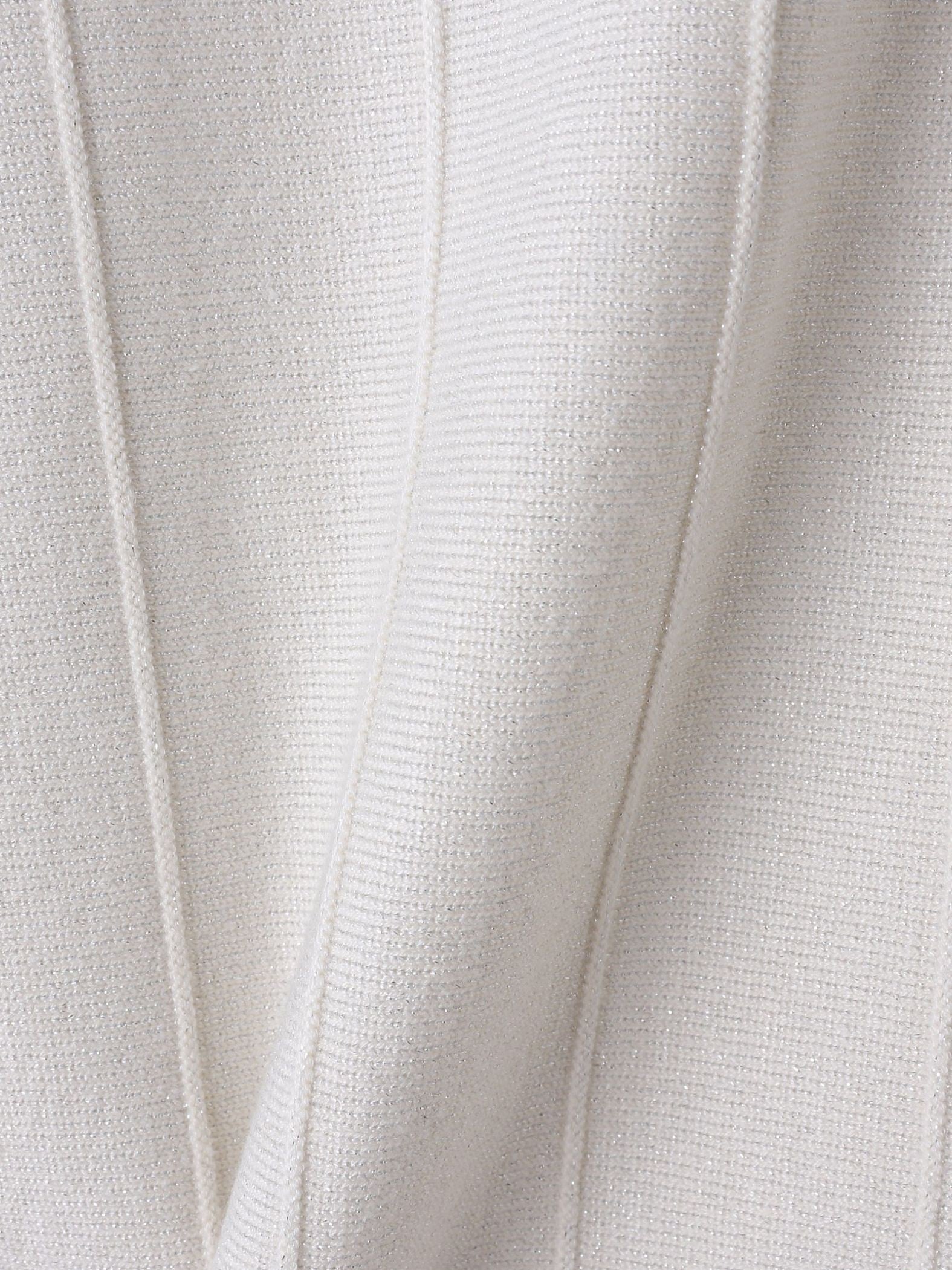 ラメドルマンVネックニット≪手洗い可能≫