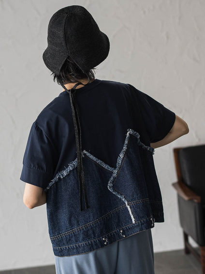 デニムドッキングTシャツ