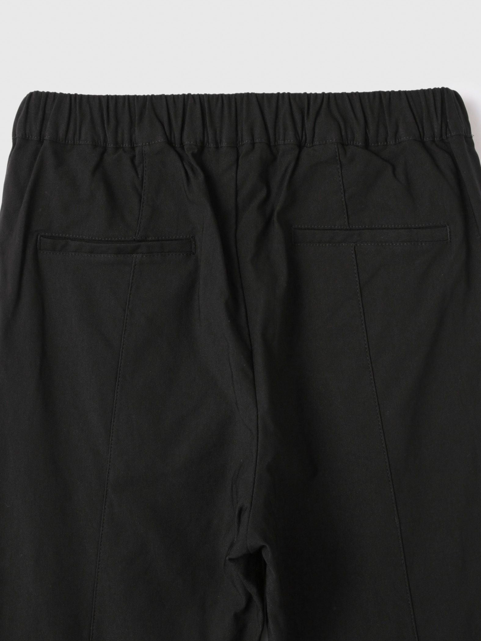 HAKIYASEブラッシュバックテーパードパンツ≪手洗い可能≫