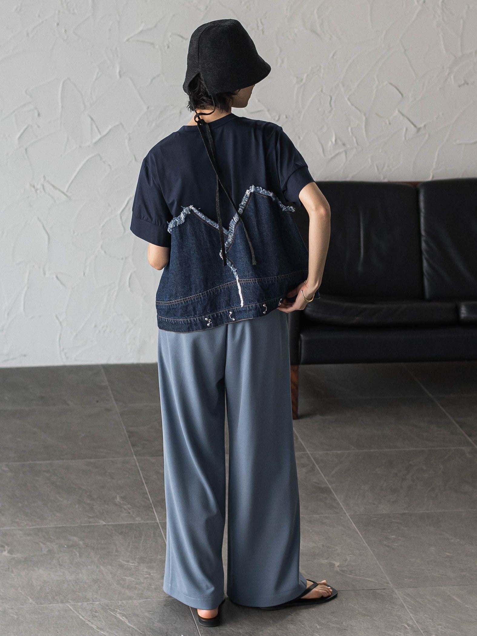 デニムドッキングTシャツ