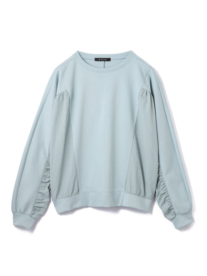 《予約販売》【ふんわり、きちんと。】ドルマンギャザープルオーバー≪手洗い可能≫