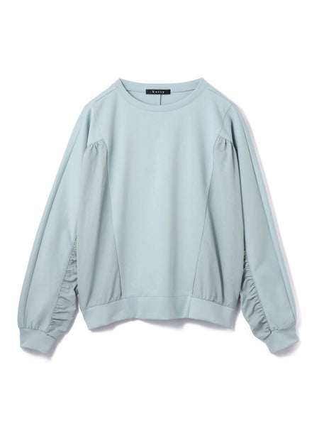 《予約販売》【ふんわり、きちんと。】ドルマンギャザープルオーバー≪手洗い可能≫