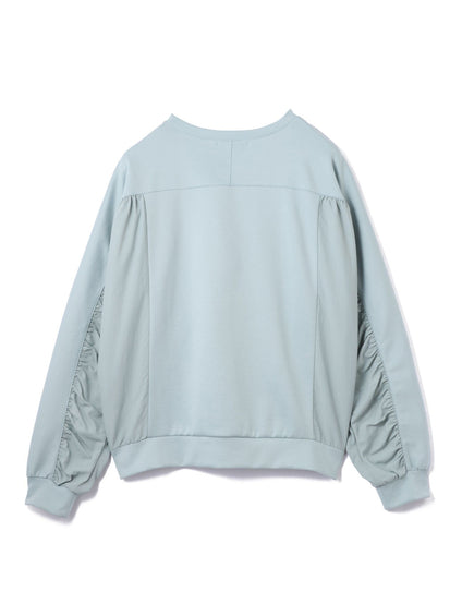 《予約販売》【ふんわり、きちんと。】ドルマンギャザープルオーバー≪手洗い可能≫