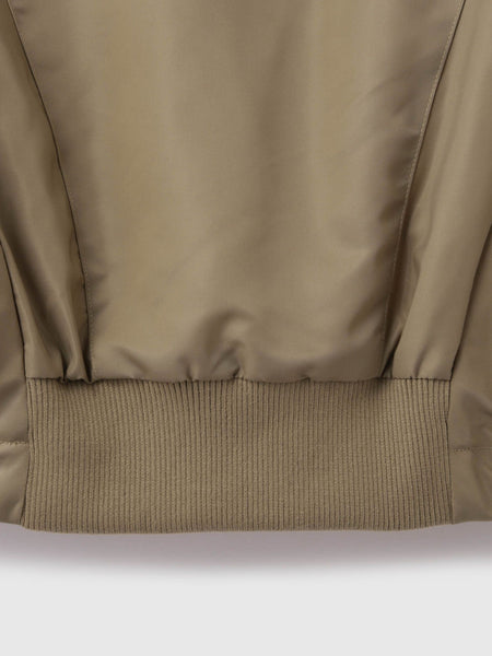 ナイロン中綿フードMA-1ジャケット≪手洗い可能≫