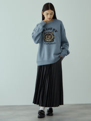 レザーライクジョーゼットプリーツスカート≪手洗い可能≫