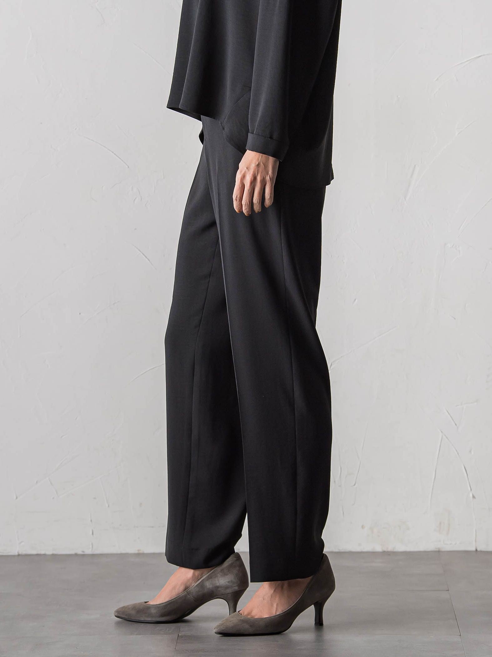 ハイストレッチカルゼストレートパンツ