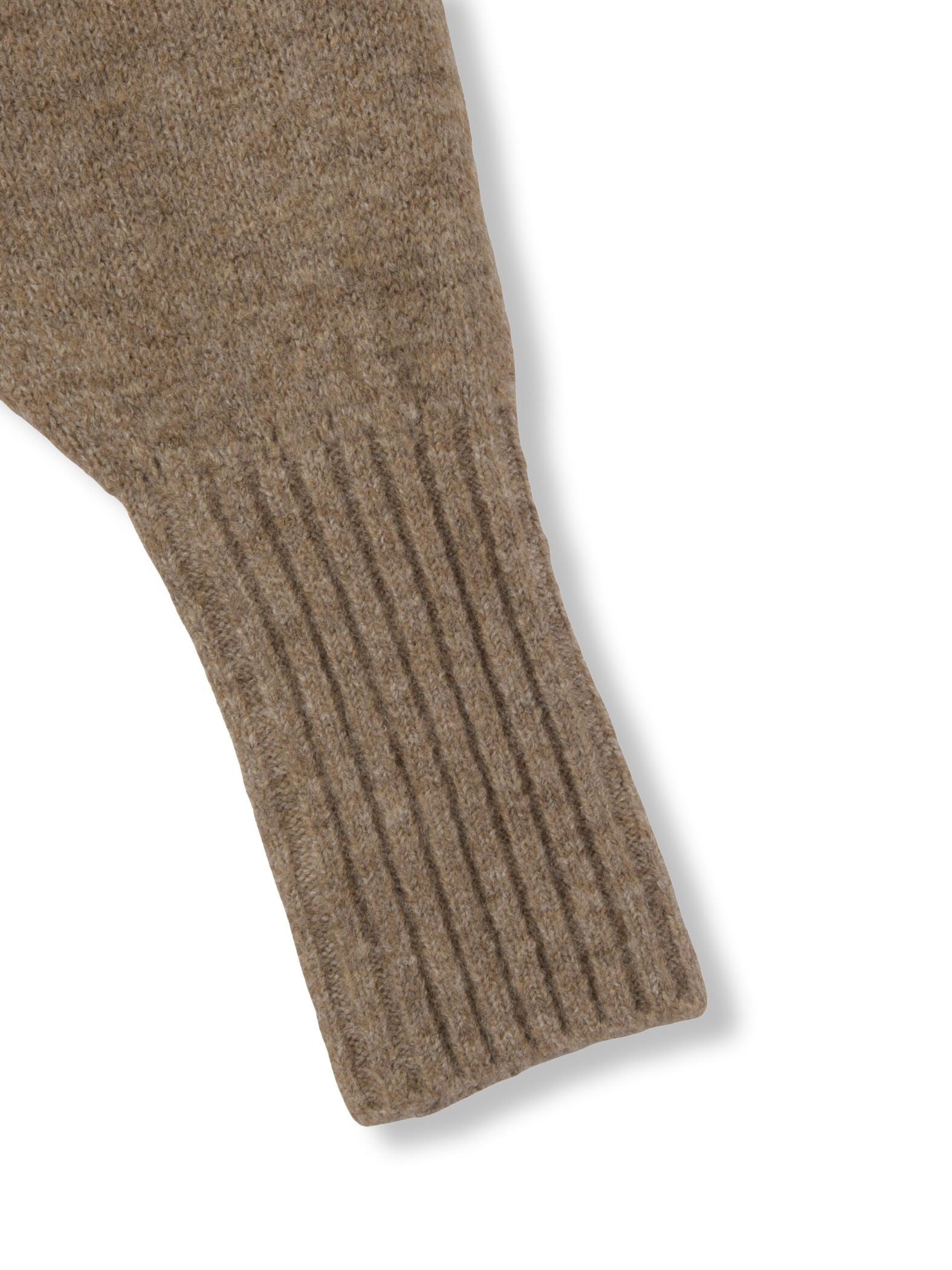 ヤクライクモックネックニットプルオーバー