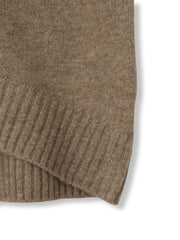 ヤクライクモックネックニットプルオーバー