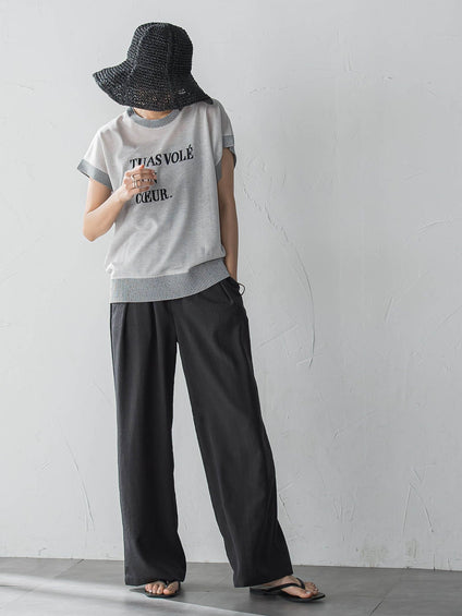 タンブラーブッチャーイージーワイドパンツ≪手洗い可能 / セットアップ対応≫
