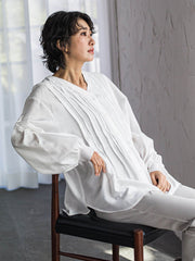 【WEB限定】シルキーローンブラウス