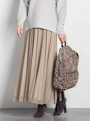 パウダーサテンリバーシブルスカート