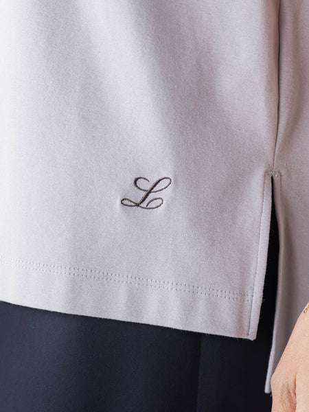 【大きいサイズ】【受注会限定】刺繍ロゴ入りカットソー