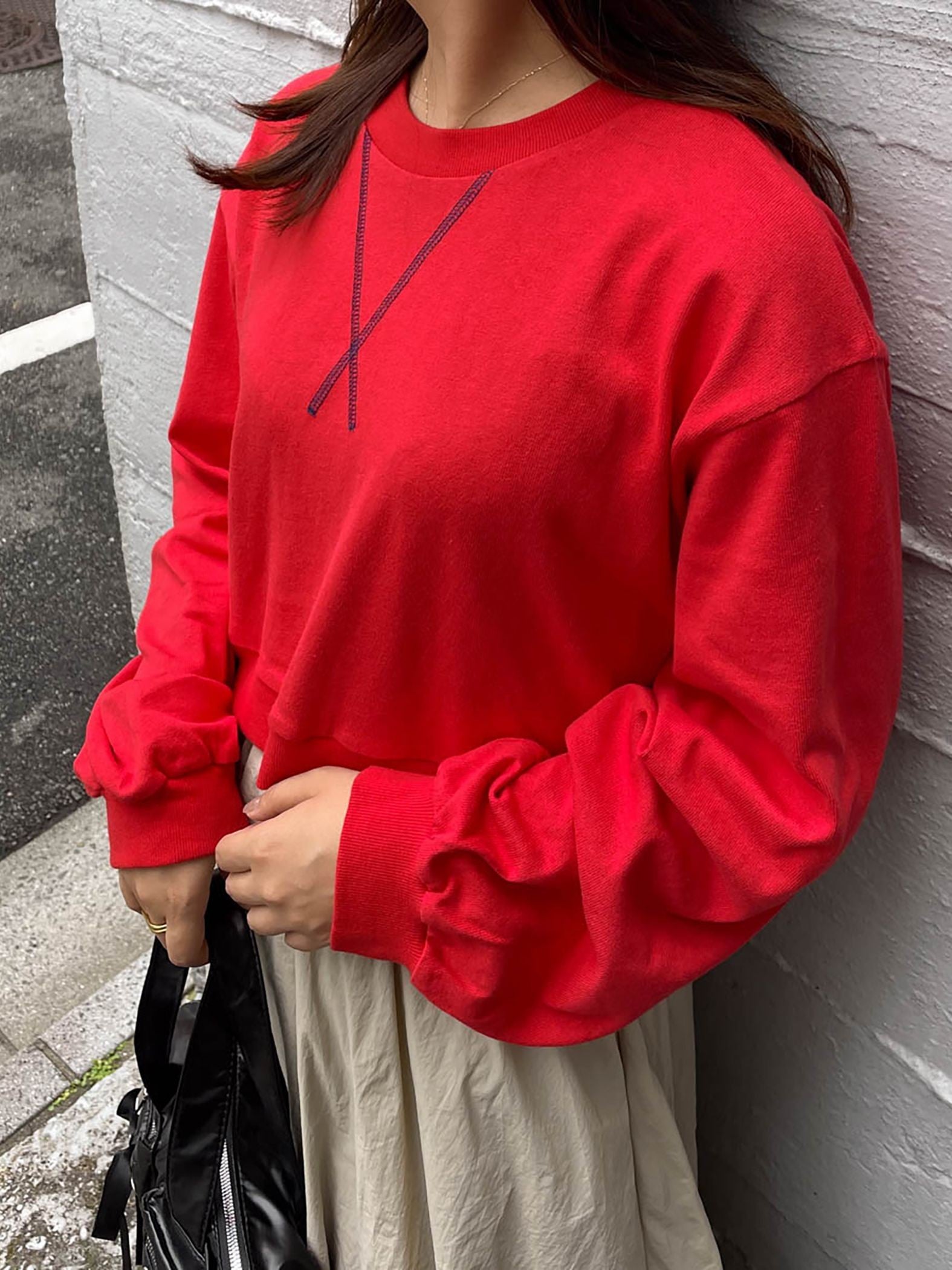 【ENIM BY VICKY】ボリュームスリーブショートトップス《手洗い可能》