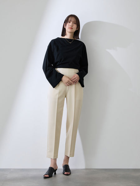 ダブルクロスストレッチビットテーパードパンツ