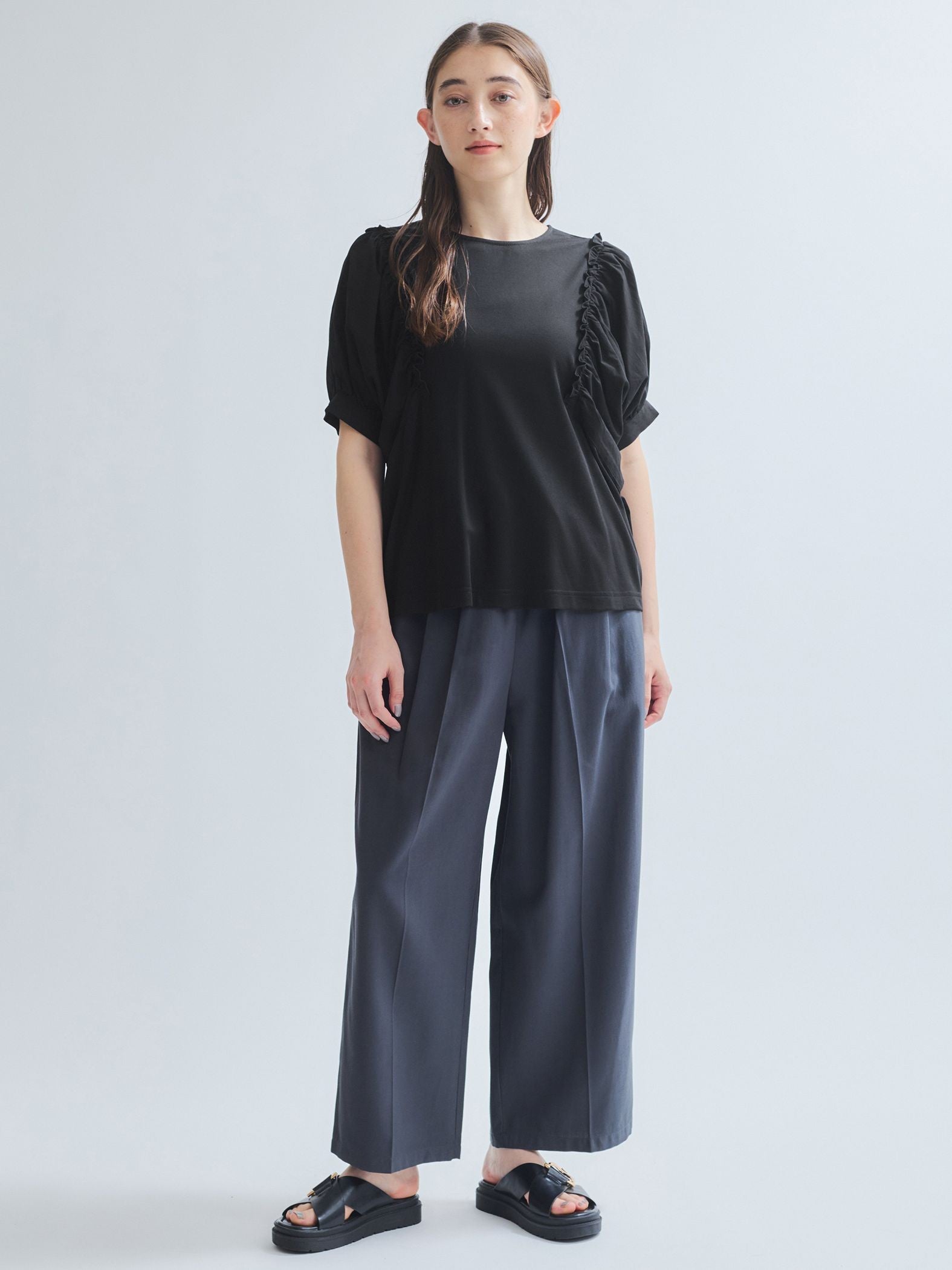 レーヨントラックパンツ≪手洗い可能≫