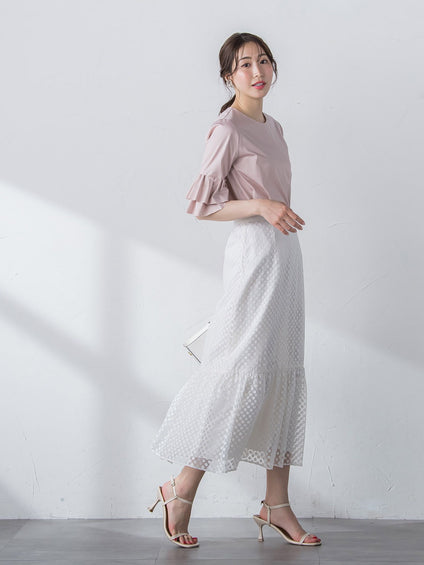 【WEB別注】 シールズトリコットタックスリーブカットソー≪洗濯機で洗える≫